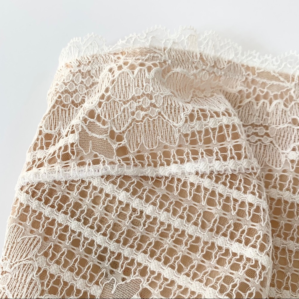 Free People Camila Lace Bandeau Bralette Ivory M - Picture 11 of 15